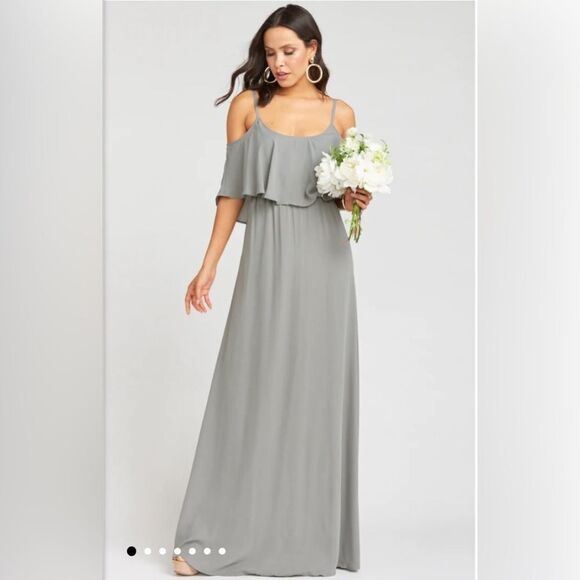 Show Me Your MuMu Dresses & Skirts - NWT Show Me Your MuMu Caitlin ruffled maxi dress size XXS